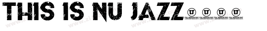This is nu jazz字体转换